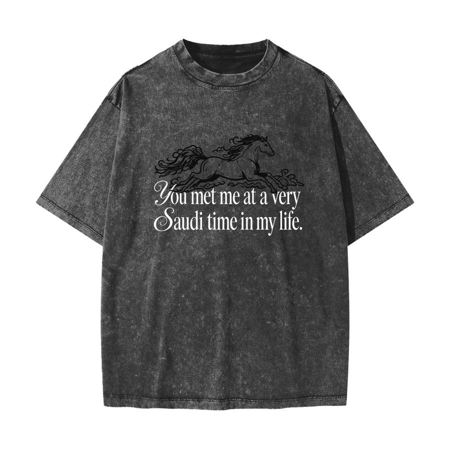 Saudi Time Washed T-Shirt
