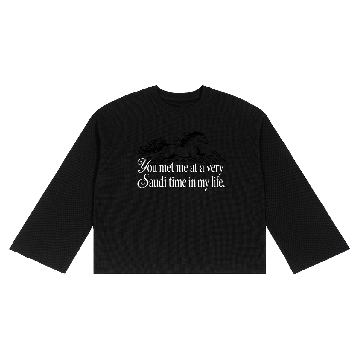 Saudi Time Raw Edge T-Shirt