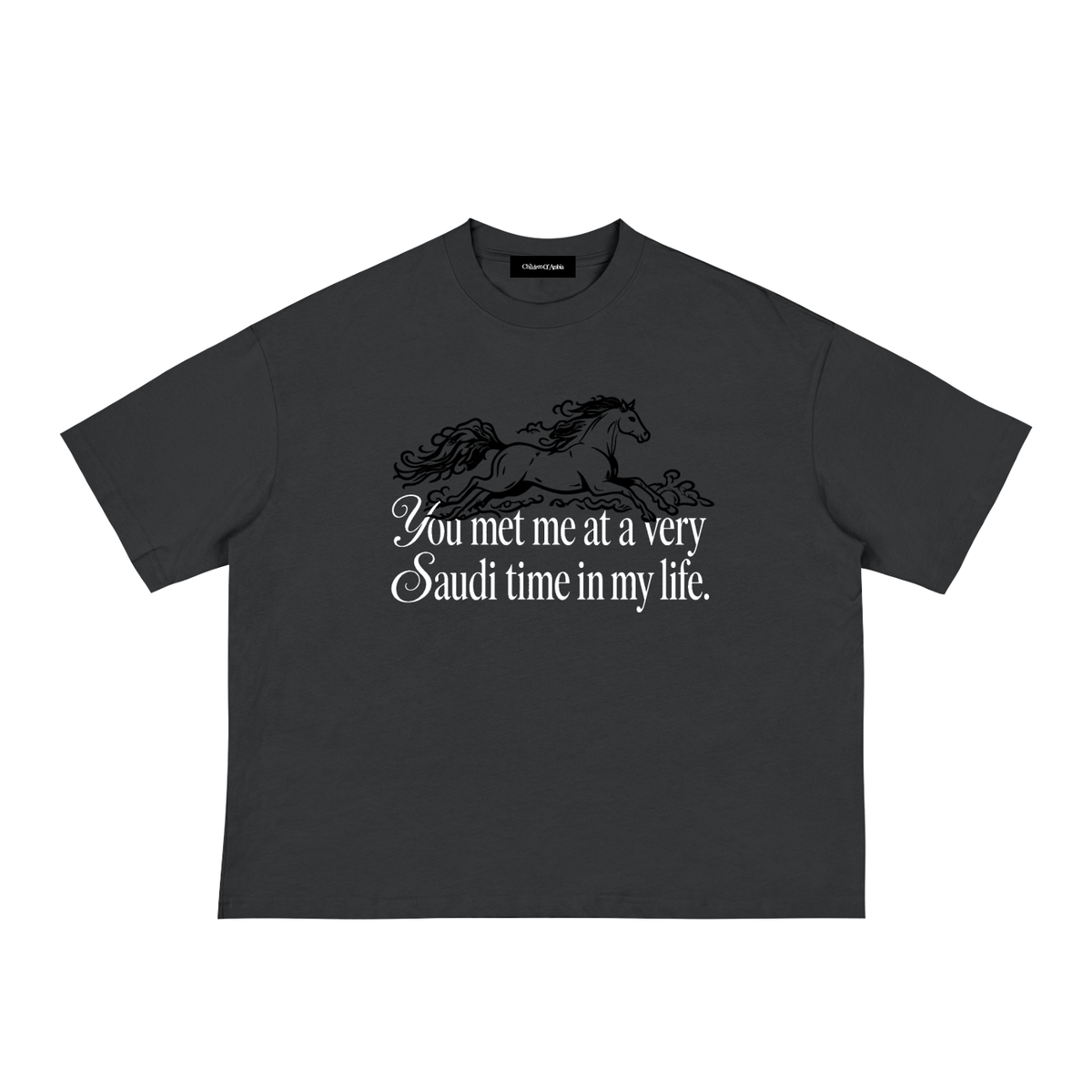 Saudi Time Loose Boxy Tee