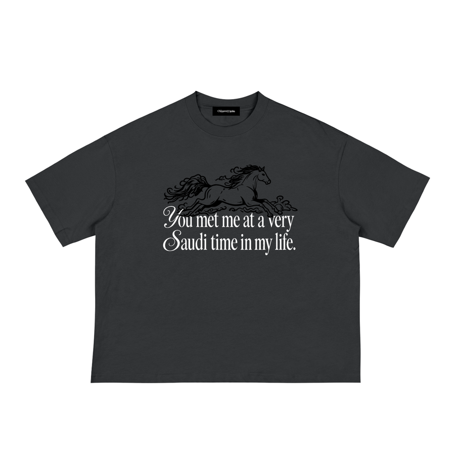 Saudi Time Loose Boxy Tee